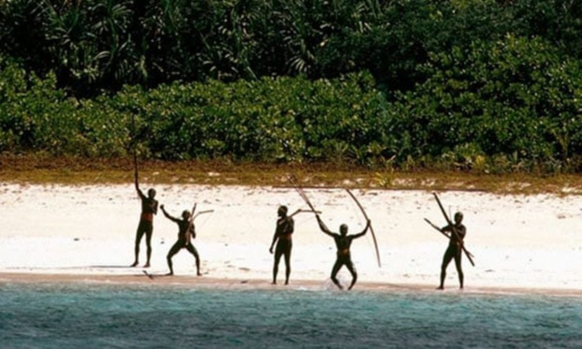 uncontacted tribes drone north sentinel island